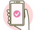 スマートフォンのイラスト