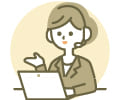 スタッフのイラスト