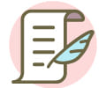 書類のイラスト